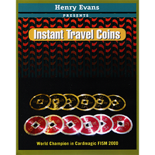  Instant Travel Coins (DVD and Gimmicks) by Henry Evans - Trick