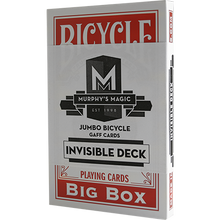  Jumbo Invisible Deck Bicycle (Red) - Trick