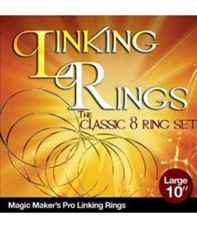 Linking Rings 10" Large by Magic Makers
