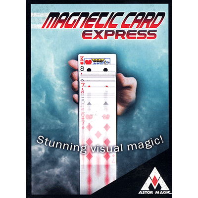 Magnetic Card Express (Red) by Astor Magic - Trick