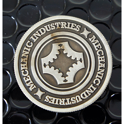 Full Dollar Coin (Gun Metal Grey) by Mechanic Industries - Trick