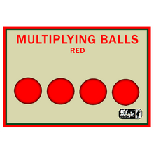  Multiplying Balls (Red Plastic) by Mr. Magic - Trick