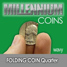  Folding Coin Quarter Size Wavy Cut