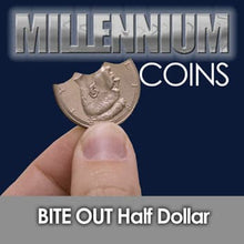  Bite Out Coin Half Dollar Size