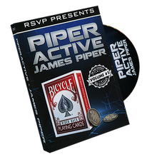  Piperactive Vol 1 by James Piper and RSVP Magic - DVD