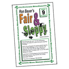  Ron Bauer Series: #9 - Fair And Sloppy - Book