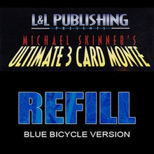 Refill Cards for Ultimate 3 Card Monte (Blue) - Trick