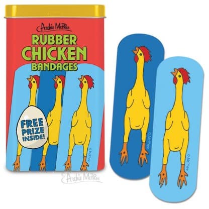 Rubber Chicken Bandages by Archie McPhee