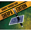 Sharpie Through Card SHERPA Version (DVD and Gimmick) Blue by Alakazam Magic - DVD
