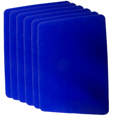 Small Close Up Pad 6 Pack (Blue 8 inch  x 10 inch) by Goshman - Trick