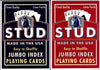 Stud Poker Jumbo Index Playing Cards