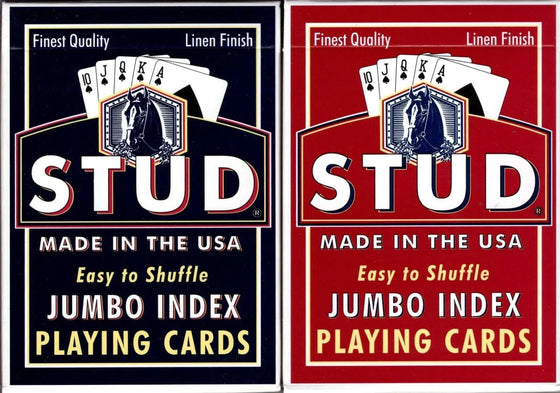 Stud Poker Jumbo Index Playing Cards