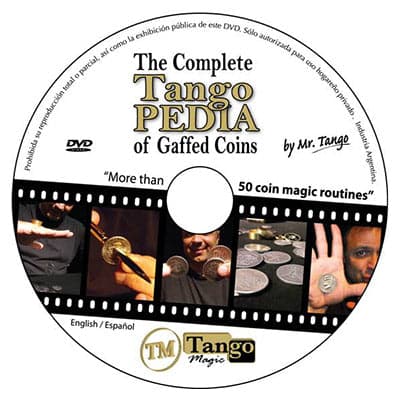 Flipper Coin Pro Flip Half Dollar/English Penny (w/DVD)by Tango - Trick (D0100)