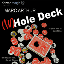  The (W)Hole Deck Blue (DVD and Gimmick) by Marc Arthur and Kozmomagic - DVD