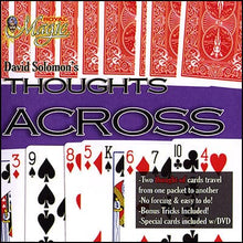  Thoughts Across  (Cards and DVD) by David Solomon - Trick