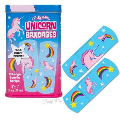 Unicorn Bandages by Archie McPhee