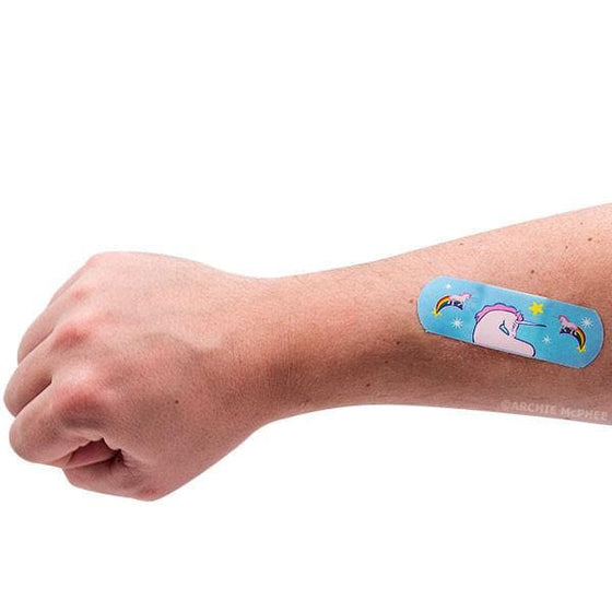 Unicorn Bandages by Archie McPhee