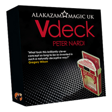  V Deck Red (with Gimmick and Online Instructions) by Peter Nardi - Trick